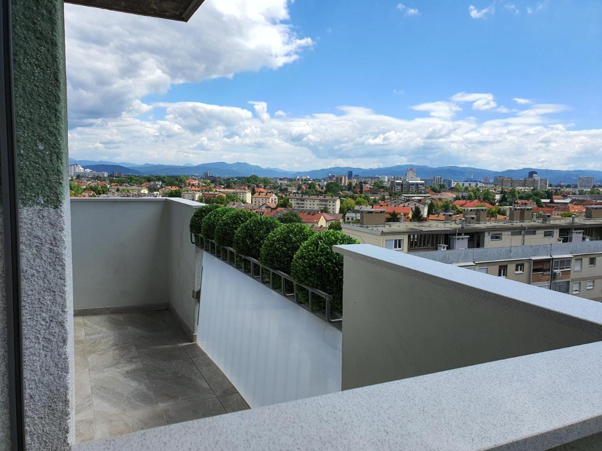 Ljubljana Sky View Apartment Ngoại thất bức ảnh